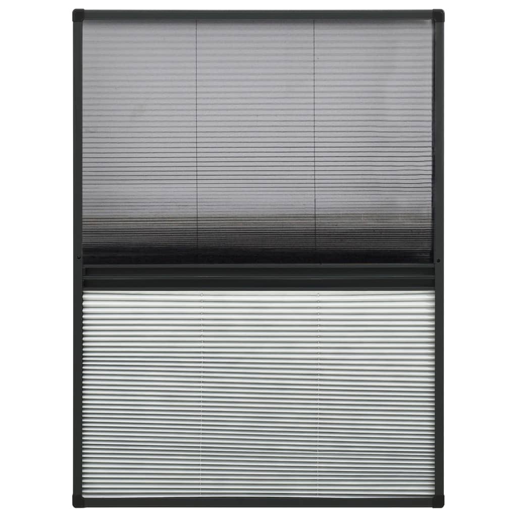 Raamhor Plissé Met Verduistering 80X120 Cm Aluminium 80 x 120 cm Antraciet
