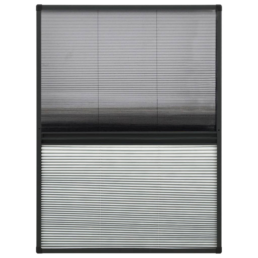 Raamhor Plissé Met Verduistering 80X120 Cm Aluminium 80 x 120 cm Antraciet