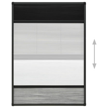 Raamhor Plissé Met Verduistering 80X120 Cm Aluminium 80 x 120 cm Antraciet