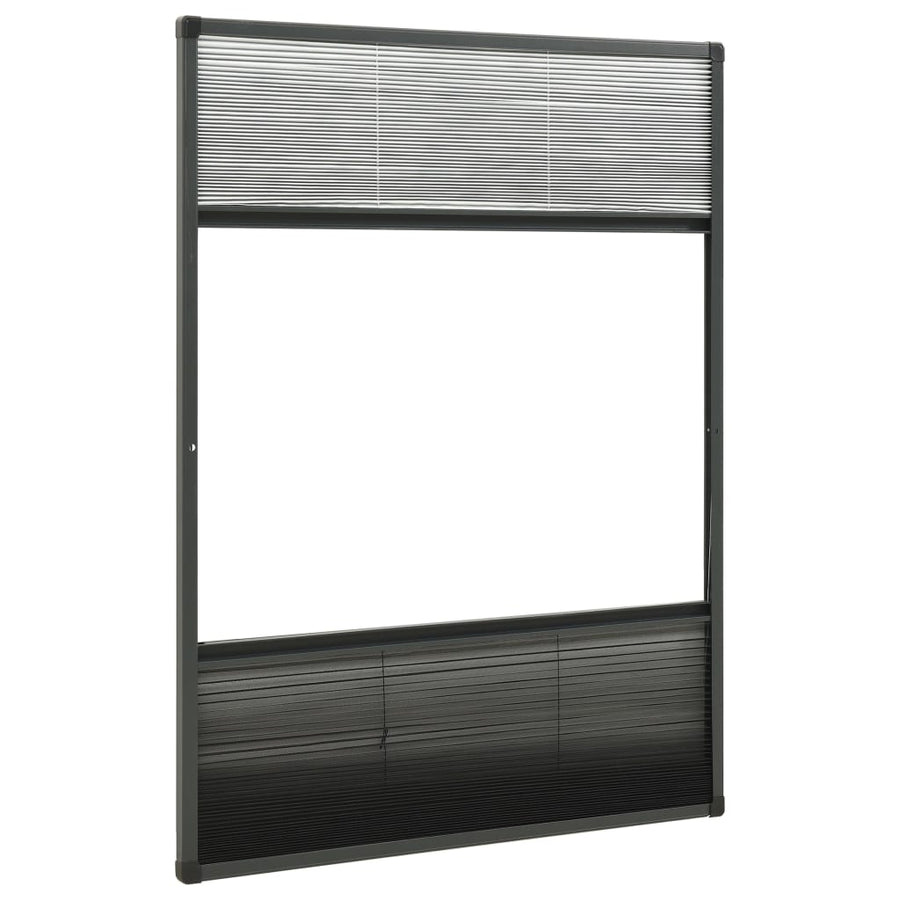 Raamhor Plissé Met Verduistering 80X120 Cm Aluminium 80 x 120 cm Antraciet