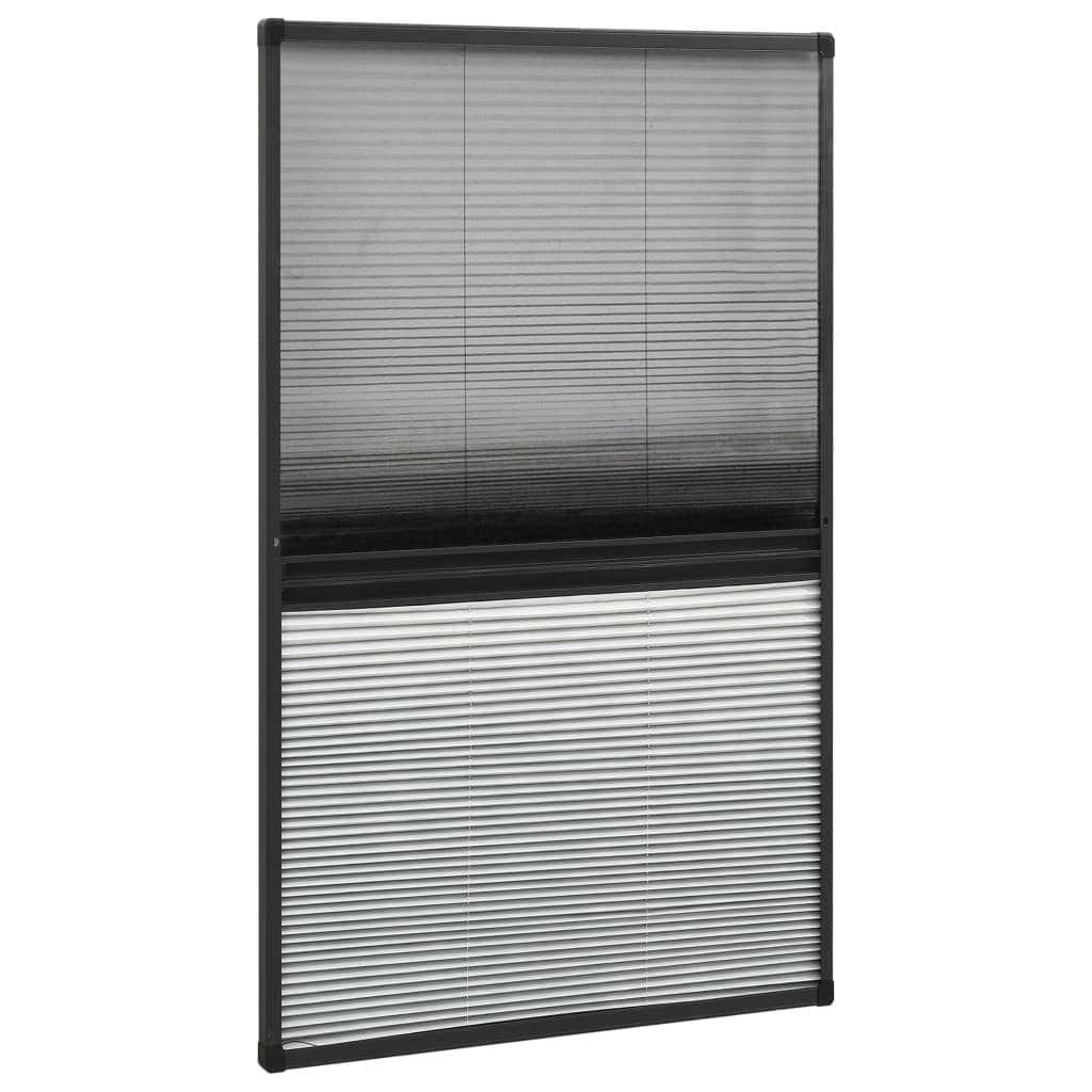 Raamhor Plissé Met Verduistering 80X160 Cm Aluminium 80 x 160 cm Antraciet