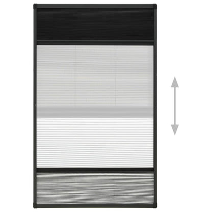 Raamhor Plissé Met Verduistering 80X160 Cm Aluminium 80 x 160 cm Antraciet
