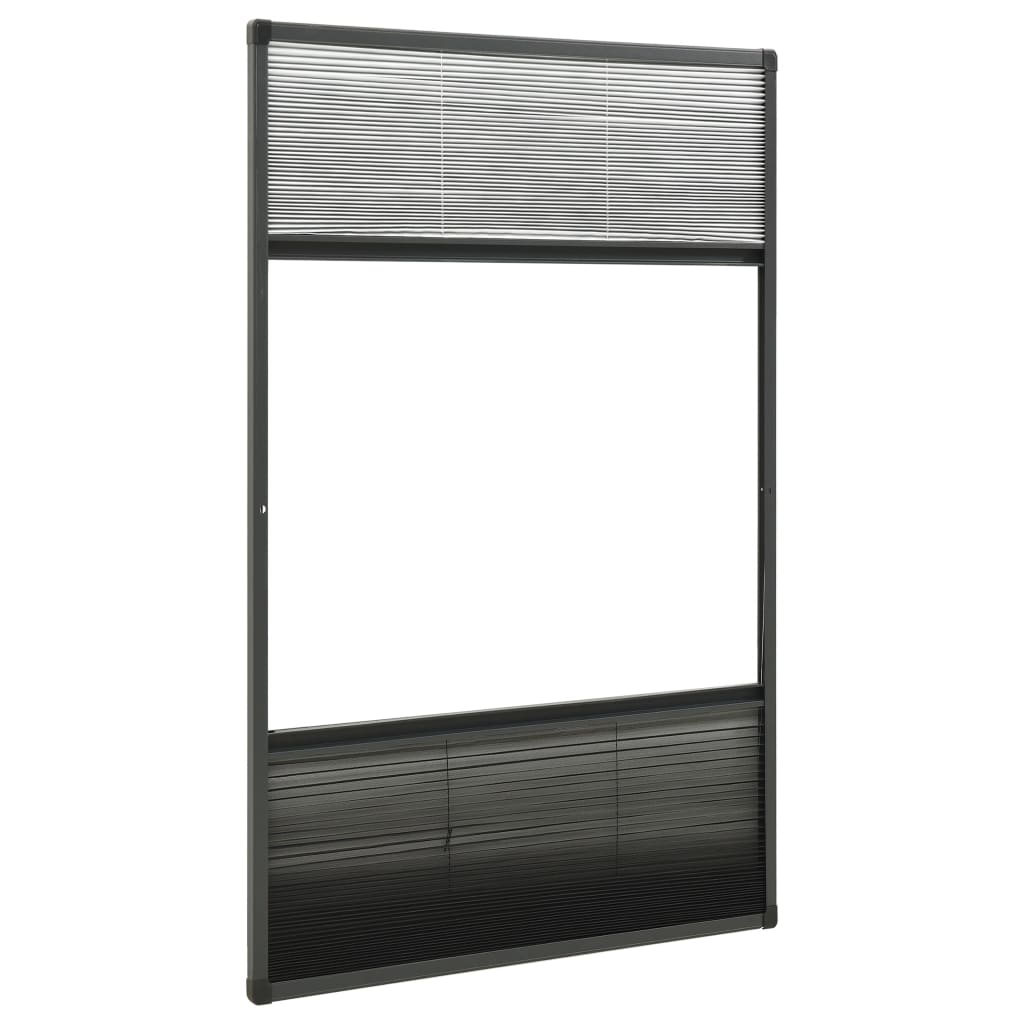 Raamhor Plissé Met Verduistering 80X160 Cm Aluminium 80 x 160 cm Antraciet