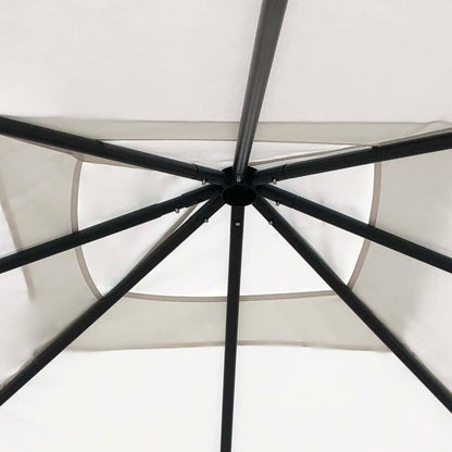 Prieel 160 G/M² 3X3X2,6 M Kleurig 3 x 3 x 2.6 m Crème Zonder zijwand