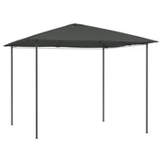 Prieel 3x3x2,6 m antraciet 160 g/m²