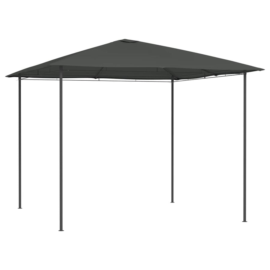 Prieel 160 g/m² 3x3x2,6 m antracietkleurig