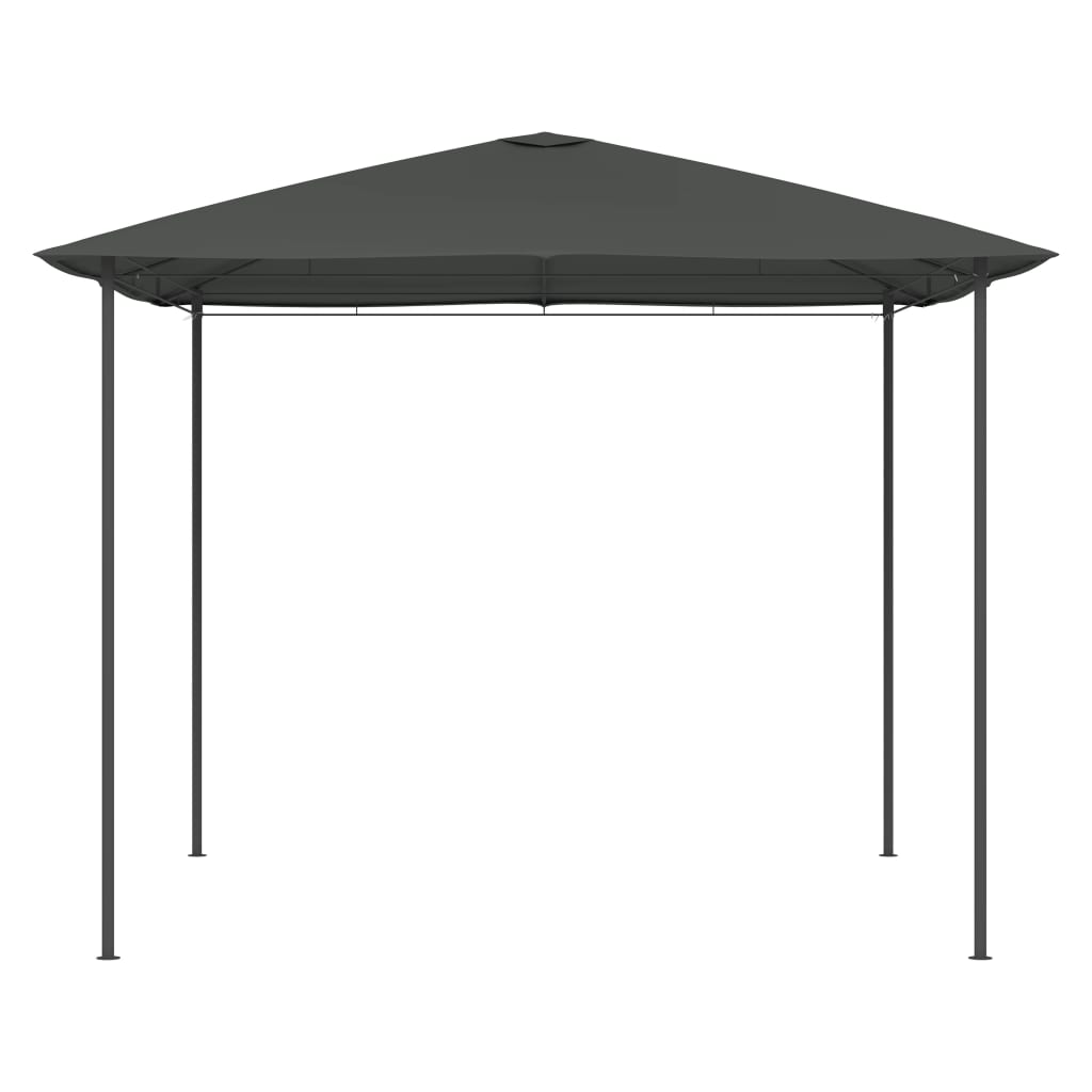 Prieel 160 g/m² 3x3x2,6 m antracietkleurig