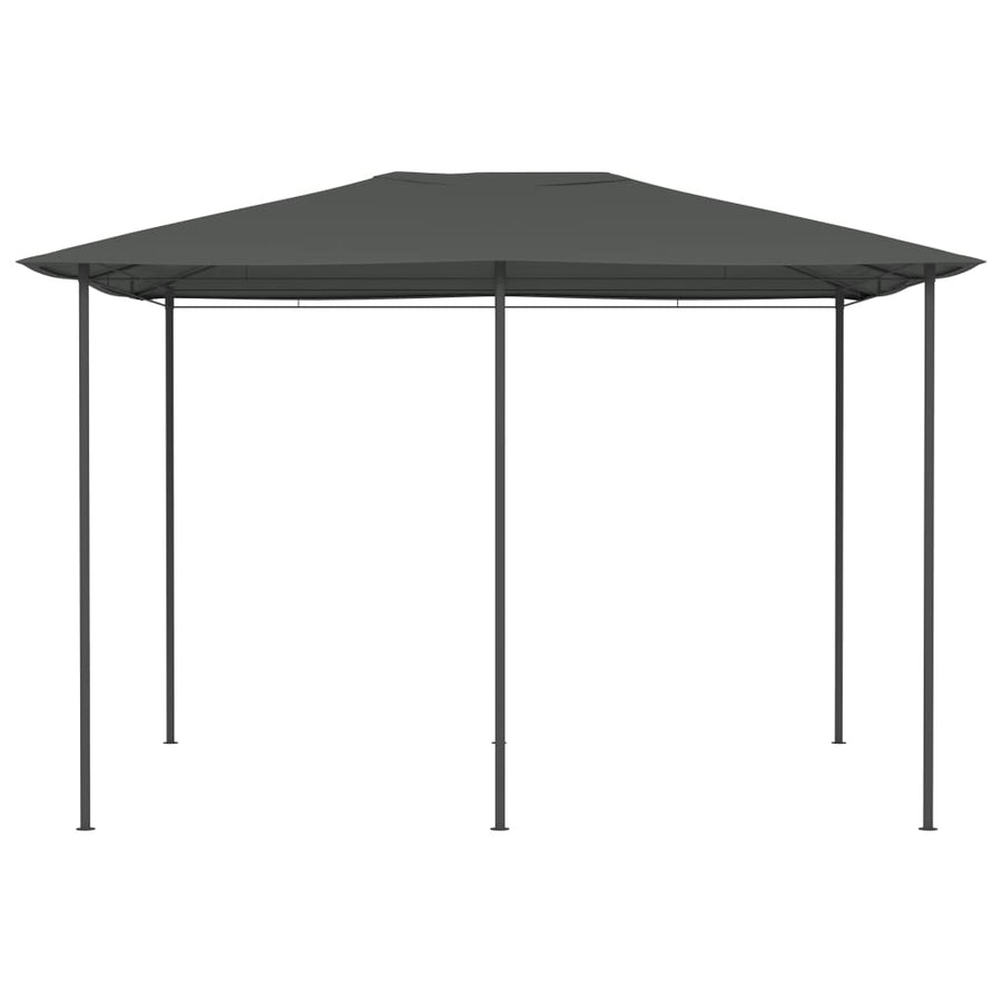 Prieel 160 G/M² 3X4X2,6 M Kleurig 3 x 4 x 2.6 m Antraciet Zonder zijwand