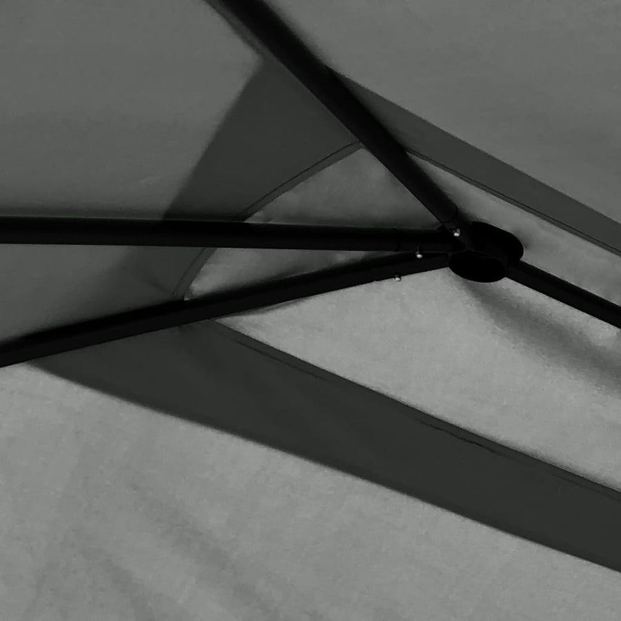 Prieel 160 G/M² 3X4X2,6 M Kleurig 3 x 4 x 2.6 m Antraciet Zonder zijwand