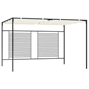 Pergola with retractable roof 180 g/m² 3x4x2.3 m cream