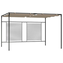 Prieel Met Uittrekbaar Dak 180 G/M² 3X4X2,3 M Taupe