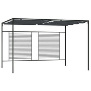 Gazebo with retractable roof 180 g/m² 4x3x2.3 m anthracite