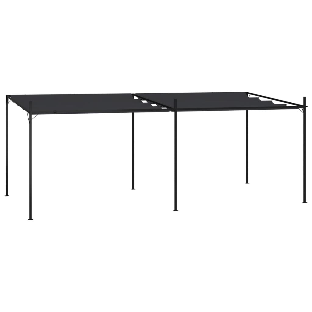 Prieel Met Uittrekbaar Dak Kleurig 600 x 300 x 233 cm