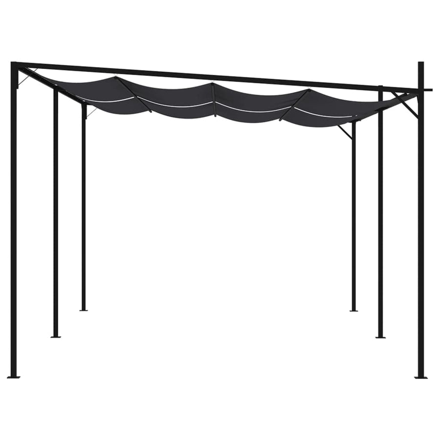 Prieel Met Uittrekbaar Dak Kleurig 600 x 300 x 233 cm