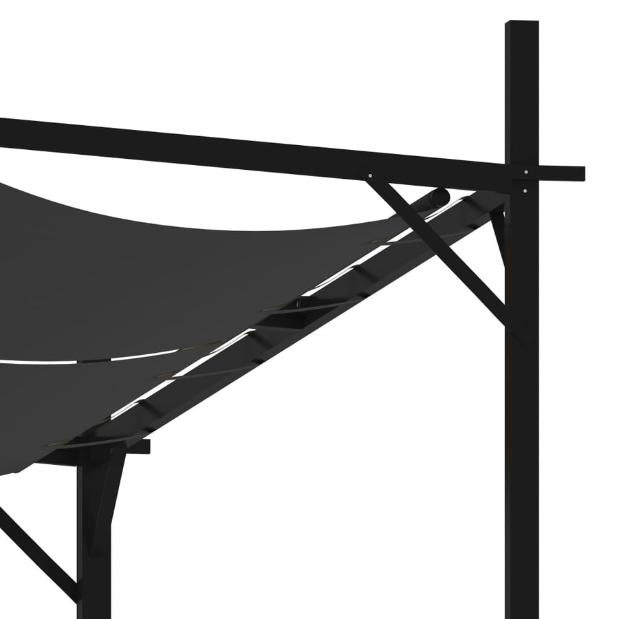 Prieel Met Uittrekbaar Dak Kleurig 600 x 300 x 233 cm