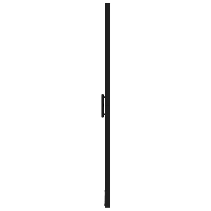 Douchedeur 100x178 cm gehard glas zwart 100 x 178 cm
