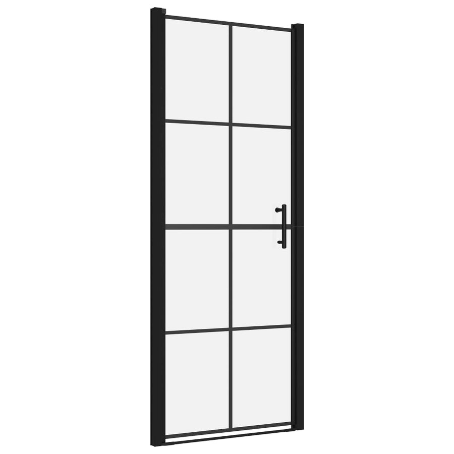 Douchedeuren Gehard Glas Zwart 81 x 195 cm