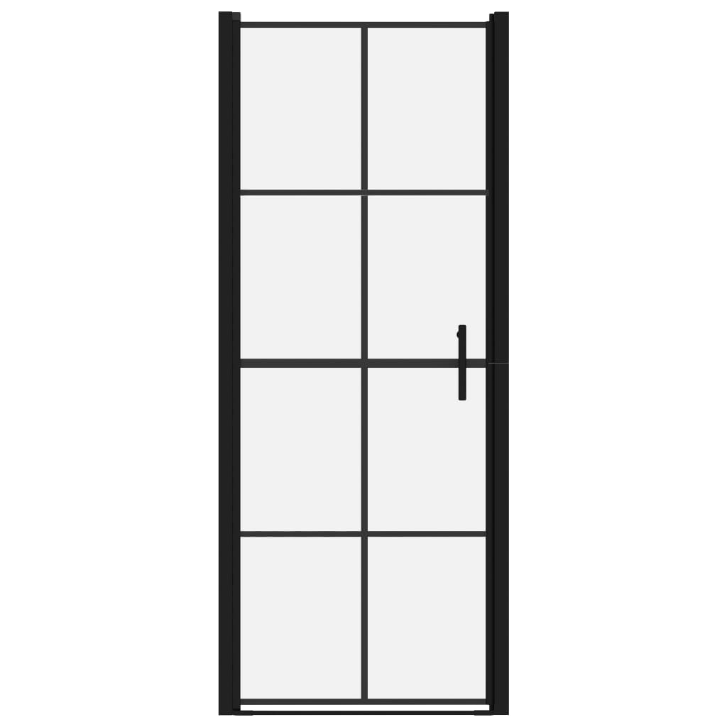 Douchedeuren Gehard Glas Zwart 81 x 195 cm