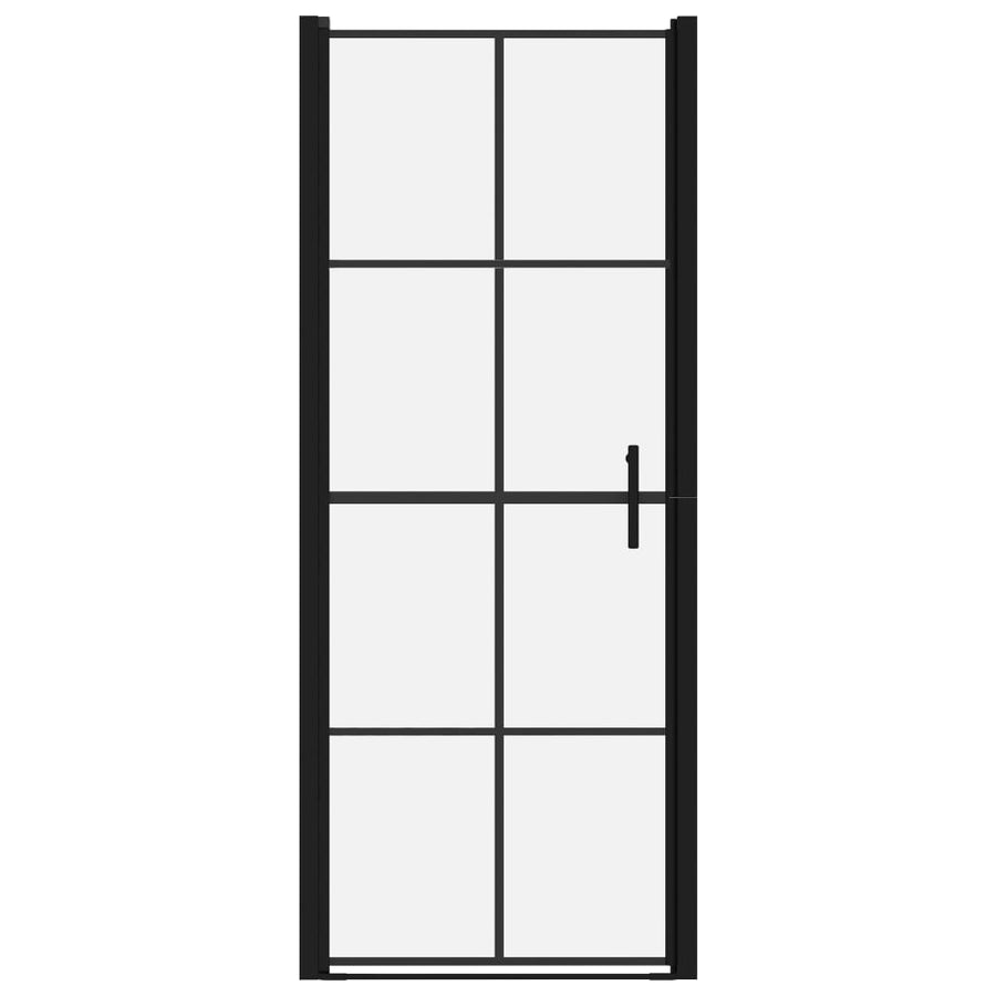 Douchedeuren 81X195 Cm Gehard Glas Zwart