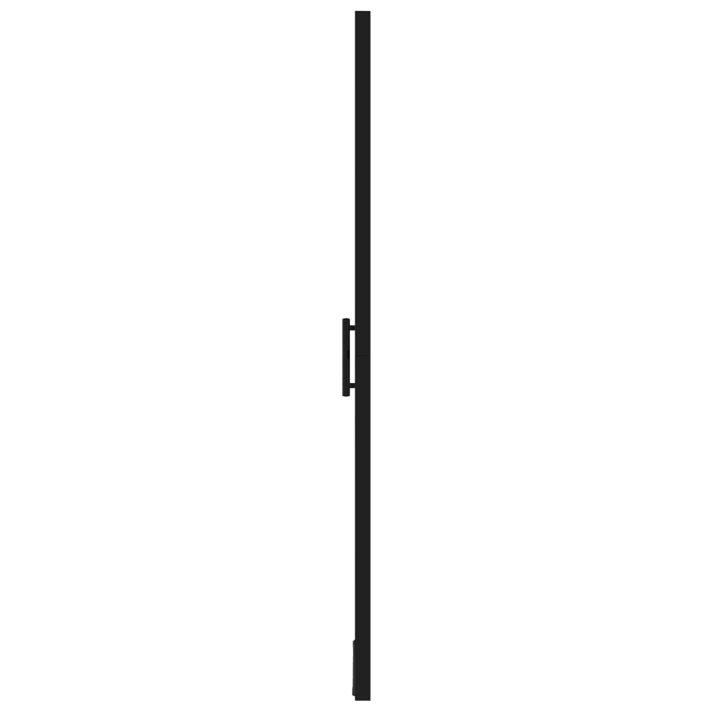 Douchedeur 100x178 cm gehard glas zwart 100 x 178 cm