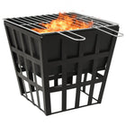 Vuurplaats En Barbecue 2-In-1 34X34X48 Cm Staal