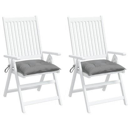 Stoelkussens Oxford Stof Grijs 2 40 x 40 x 7 cm