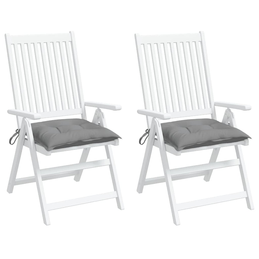 Stoelkussens Oxford Stof Grijs 2 40 x 40 x 7 cm