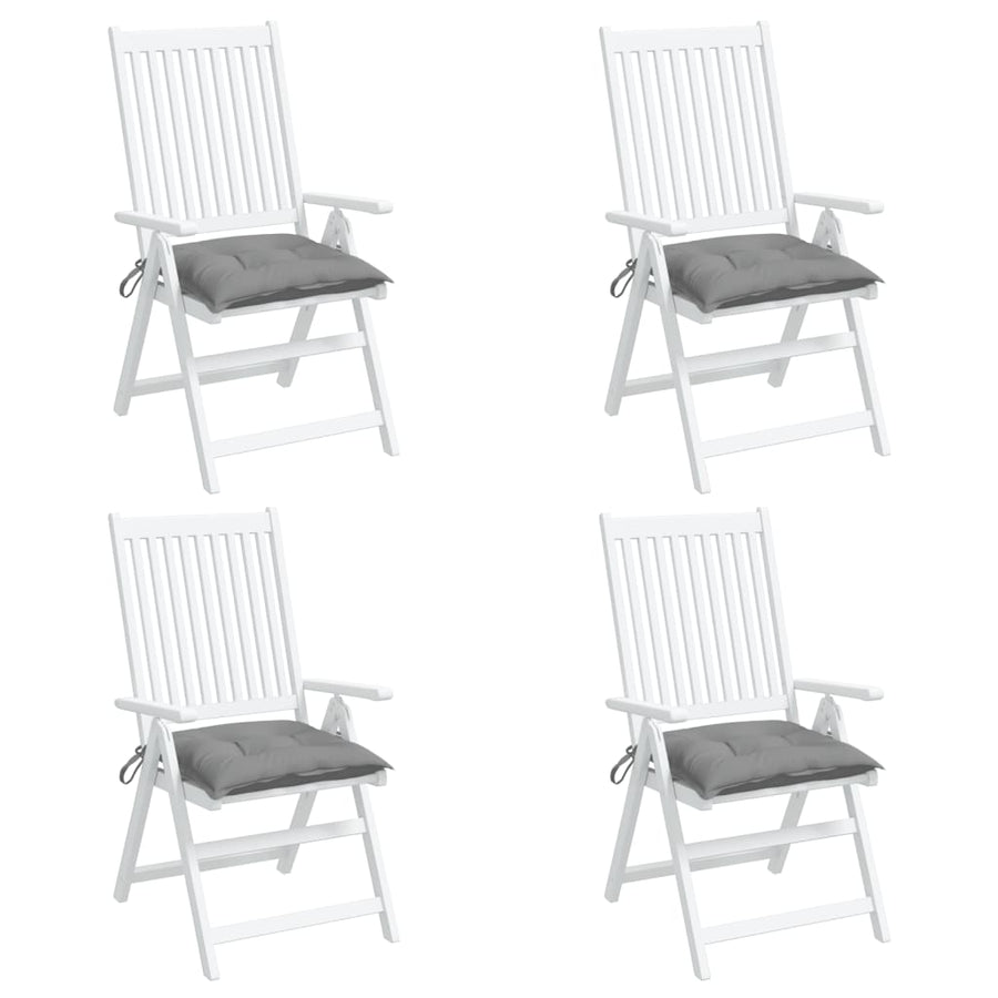 Stoelkussens Oxford Stof Grijs 4 40 x 40 x 7 cm