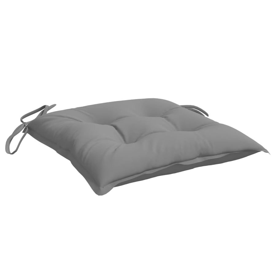 Stoelkussens Oxford Stof Grijs 4 40 x 40 x 7 cm