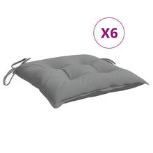 Stoelkussens Oxford Stof Grijs 6 40 x 40 x 7 cm