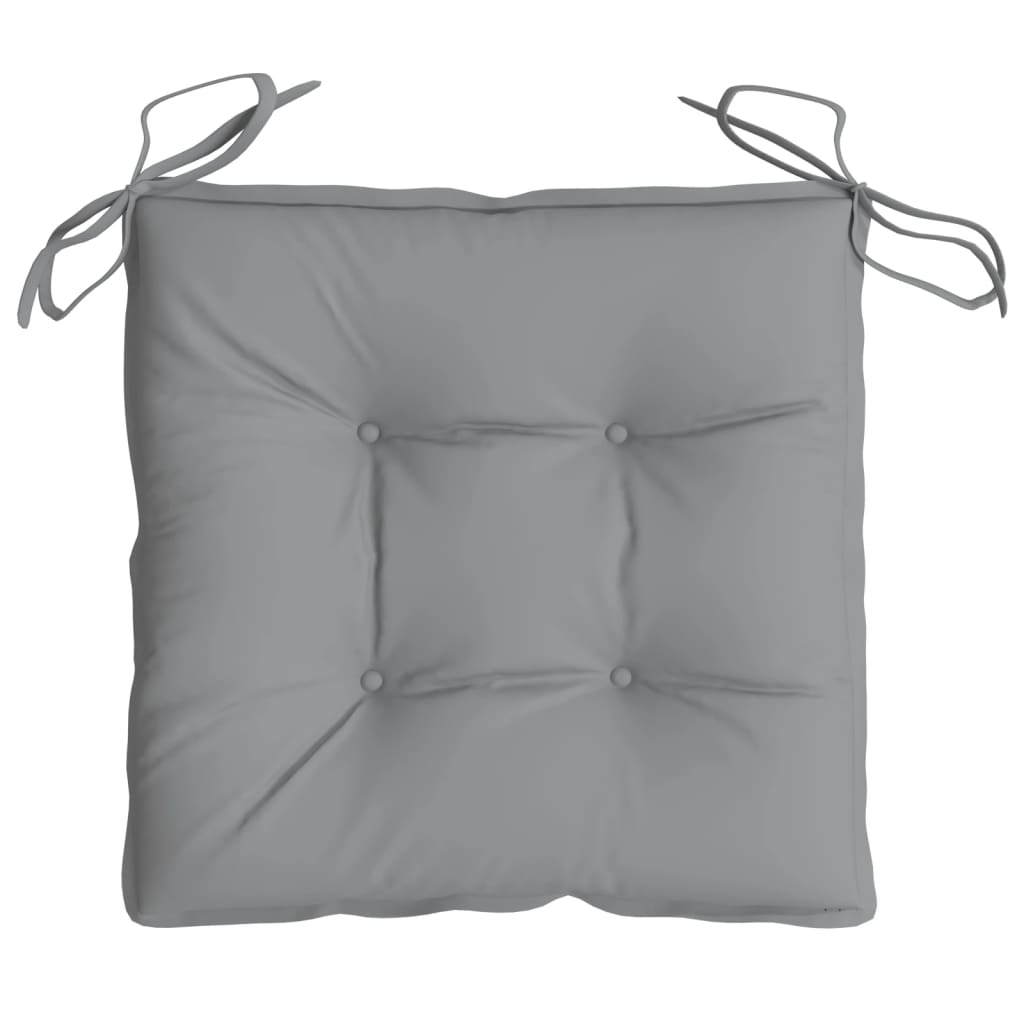 Stoelkussens Oxford Stof Grijs 6 40 x 40 x 7 cm