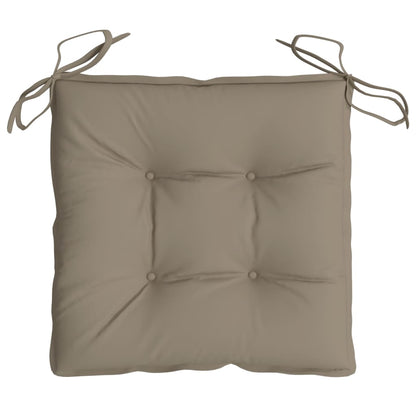 Stoelkussens 6 St 40X40X7 Cm Oxford Stof Taupe