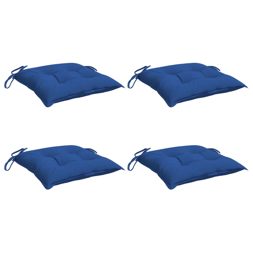 Stoelkussens Oxford Stof Blauw 4 40 x 40 x 7 cm