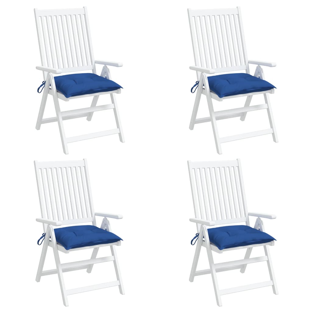 Stoelkussens Oxford Stof Blauw 4 40 x 40 x 7 cm
