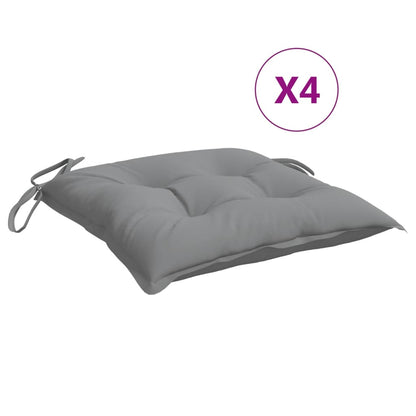 Stoelkussens Oxford Stof 4 50 x 50 x 7 cm Grijs