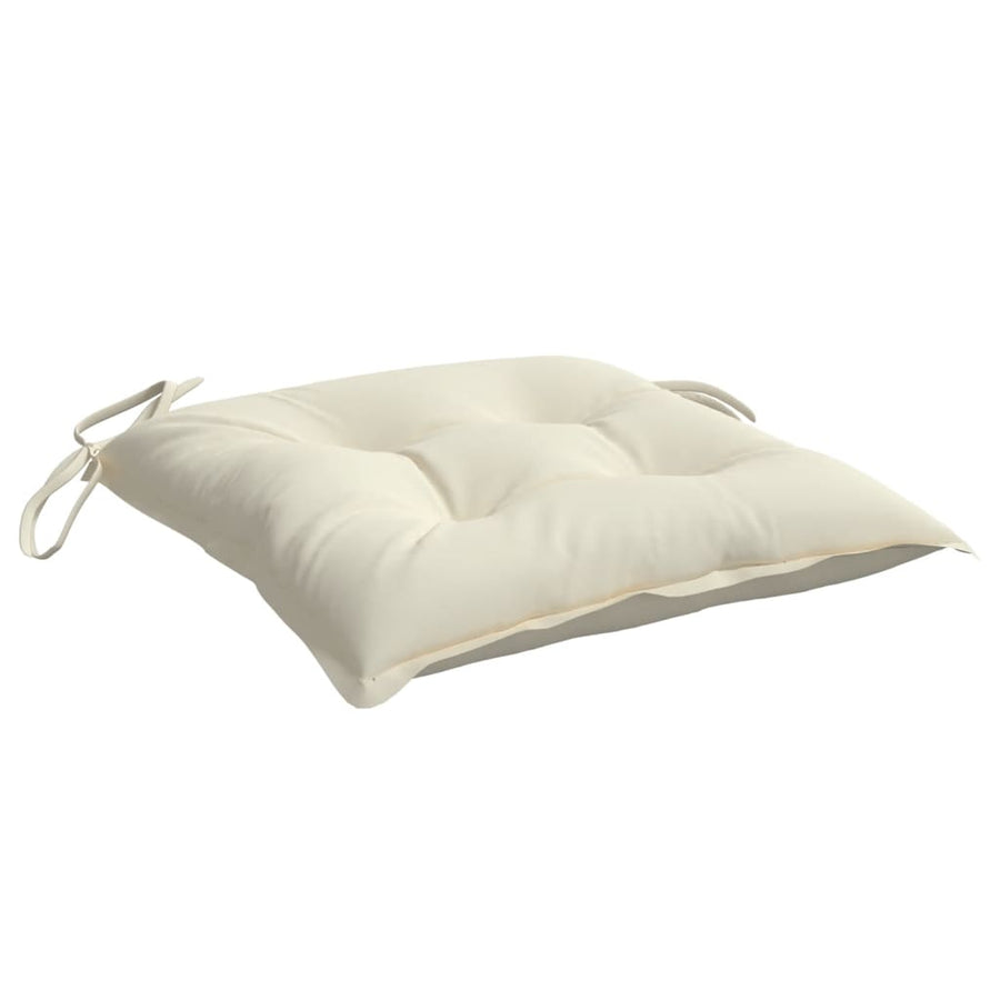 Stoelkussens Oxford Stof Wit Crème 2