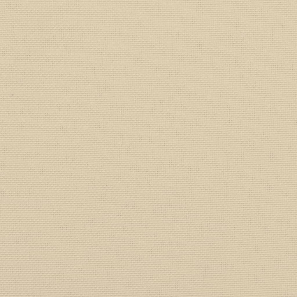 Stoelkussens 4 St 50X50X7 Cm Stof Beige Beige 50 x 50 x 7 cm