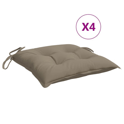 Stoelkussens Oxford Stof Taupe 4 50 x 50 x 7 cm