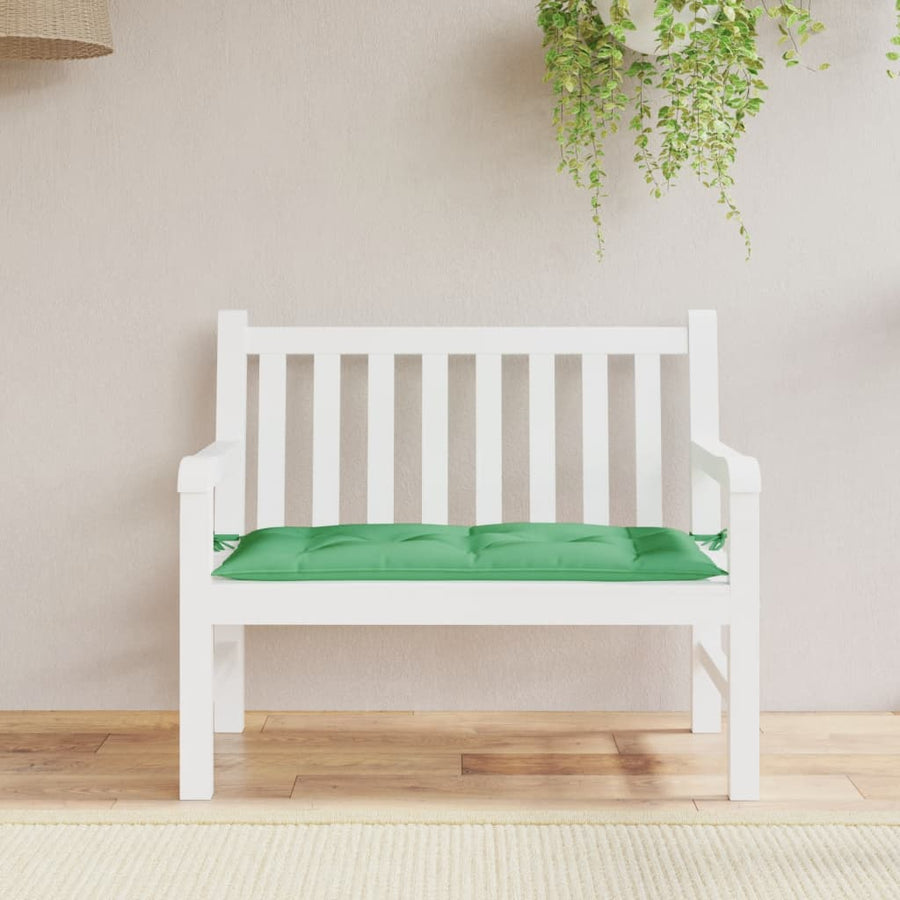 Tuinbankkussen 100x50x7 cm oxford stof groen