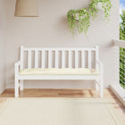 Tuinbankkussen 150x50x7 cm oxford stof crèmewit