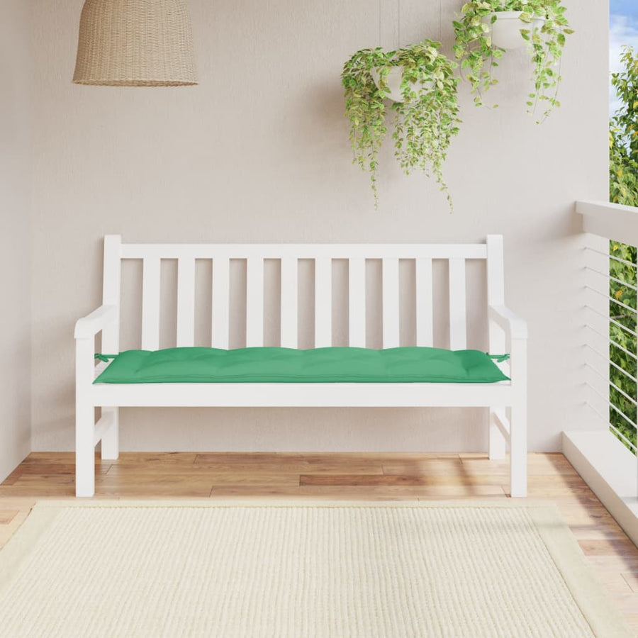 Tuinbankkussen 150x50x7 cm oxford stof groen