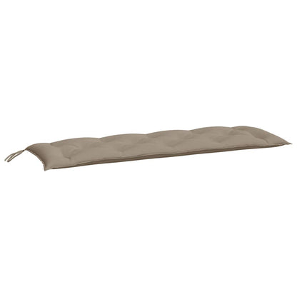 Tuinbankkussen 150x50x7 cm oxford stof taupe