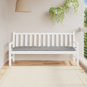 Tuinbankkussen 180x50x7 cm grijs oxford stof