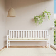 Tuinbankkussen 200x50x7 cm crèmekleurig Oxford stof