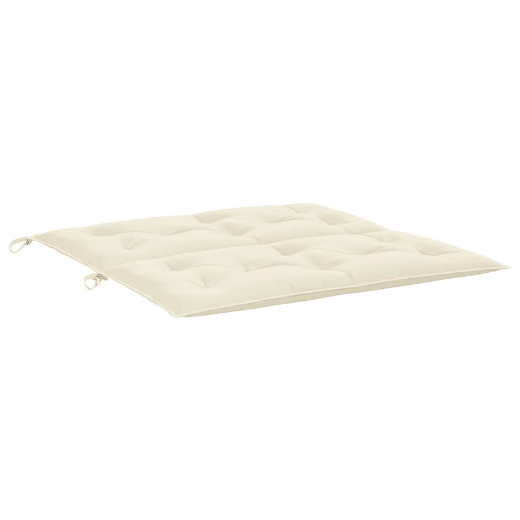Tuinbankkussen 100X(50+50)X7 Cm Oxford Stof Wit 100 cm