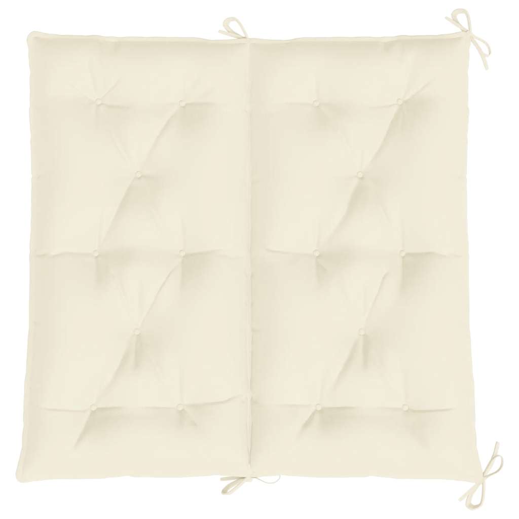 Tuinbankkussen 100X(50+50)X7 Cm Oxford Stof Wit 100 cm