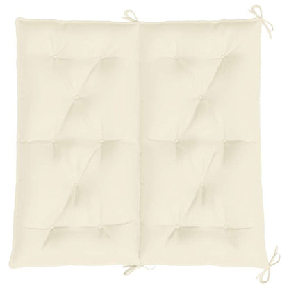 Tuinbankkussen 100X(50+50)X7 Cm Oxford Stof Wit 100 cm