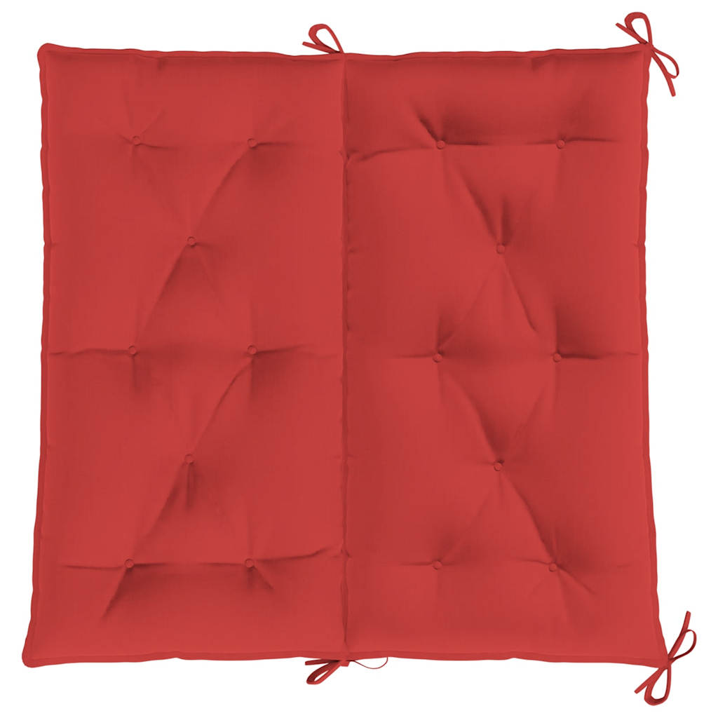 Tuinbankkussen 100x(50+50)x7 cm oxford stof rood