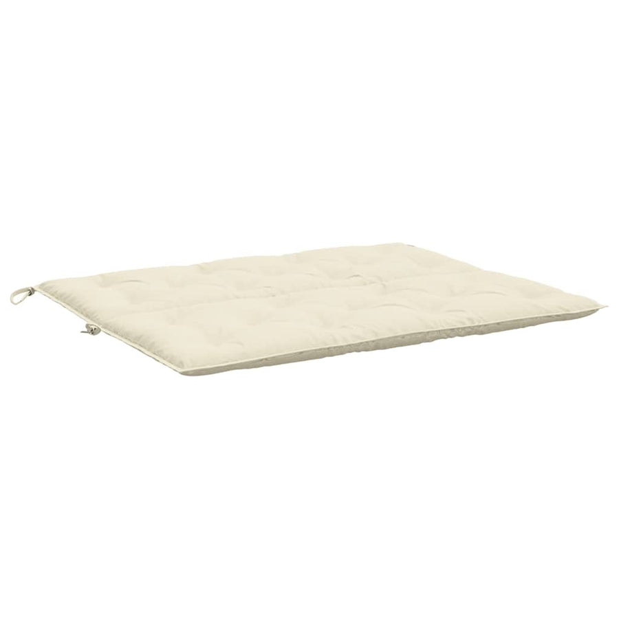 Tuinbankkussen 120X(50+50)X7 Cm Oxford Stof Wit 120 cm