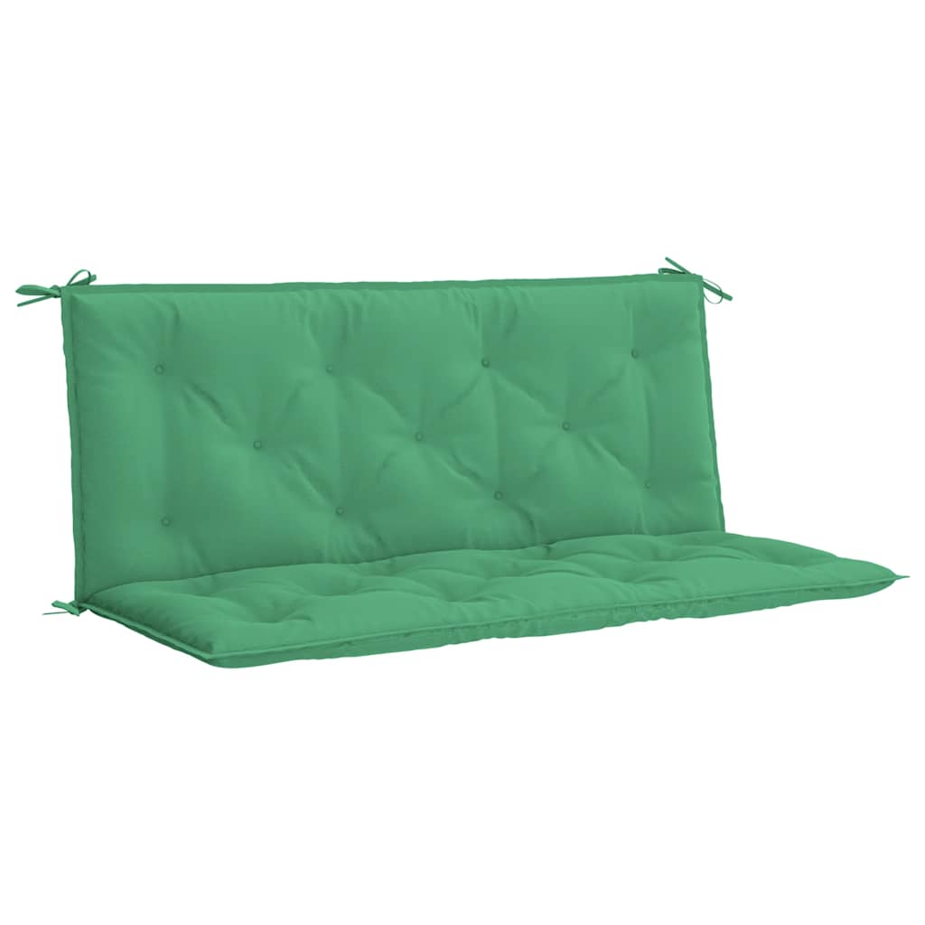 Tuinbankkussen 120x(50+50)x7 cm oxford stof groen